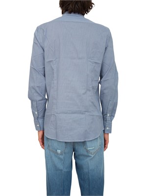Camicia Liu-jo blu con stampa geometrica in UOMO