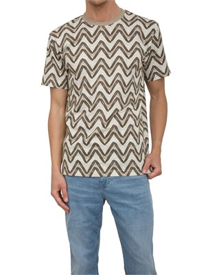 T-shirt girocollo Liu-jo fantasia all-over in UOMO
