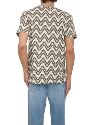 T-shirt girocollo Liu-jo fantasia all-over in UOMO