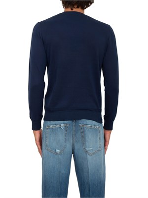 Maglia Liu-Jo blu in crèpe di cotone in UOMO