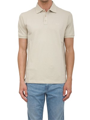 Polo Liu-jo beige in piquet con logo in UOMO