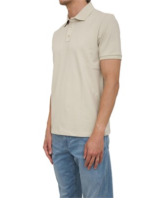 Polo Liu-jo beige in piquet con logo in UOMO