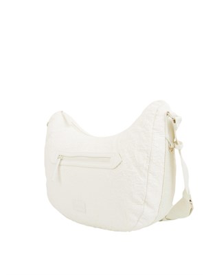 Borsa a tracolla Liu Jo in nylon bianco effetto stropicciato in DONNA