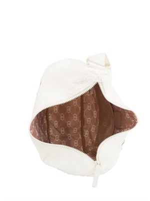 Borsa a tracolla Liu Jo in nylon bianco effetto stropicciato in DONNA