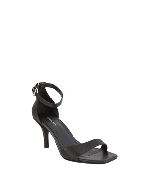 Sandalo nero Michael Michael Kors Jaida in pelle in DONNA