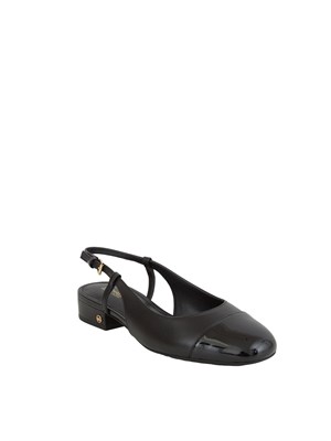 Ballerine Michael Kors Perla Flex Sling Flat pelle nera in DONNA