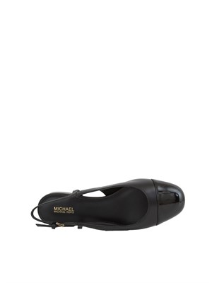 Ballerine Michael Kors Perla Flex Sling Flat pelle nera in DONNA