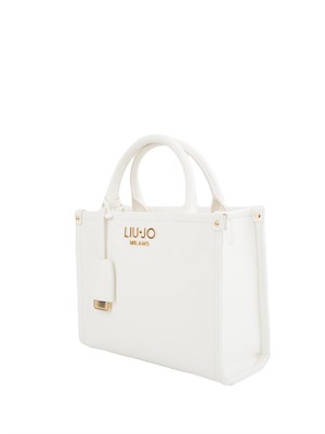 Borsa piccola Liu Jo bianca con charm in DONNA