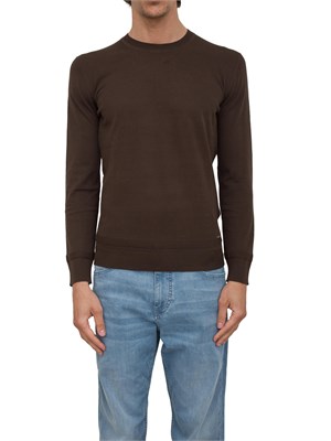 Maglia Liu-Jo marrone in crèpe di cotone in UOMO