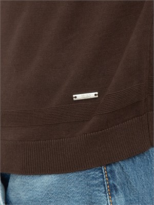 T-shirt in maglia Liu-jo marrone in UOMO