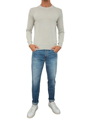 Maglia Liu-Jo grigio in crèpe di cotone in UOMO