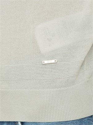 Maglia Liu-Jo grigio in crèpe di cotone in UOMO