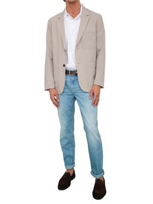 Polo uomo Ea7 Emporio Armani Tennis Club in cotone stretch bianco in UOMO