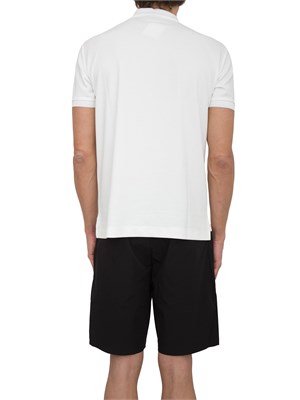Polo Ea7 Lux Identity in misto modal avorio in UOMO