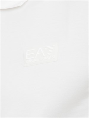 Polo Ea7 Lux Identity in misto modal avorio in UOMO
