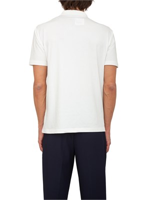 Polo uomo Ea7 Emporio Armani Tennis Club in cotone stretch avorio in UOMO