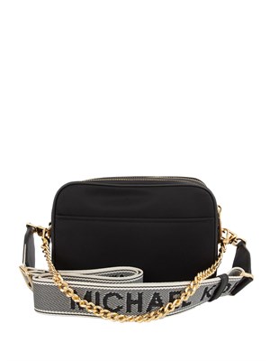 Borsa tracolla Michael Michael Kors modello Bryant in nylon nero in DONNA
