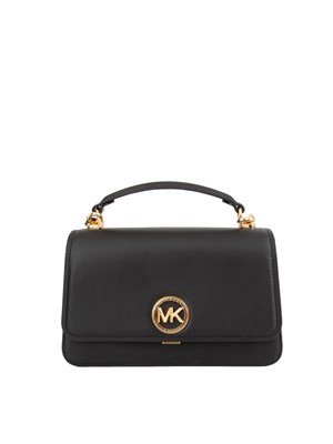 Borsa donna Michael Michael Kors modello Delancey in pelle nera in DONNA