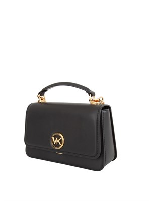 Borsa donna Michael Michael Kors modello Delancey in pelle nera in DONNA