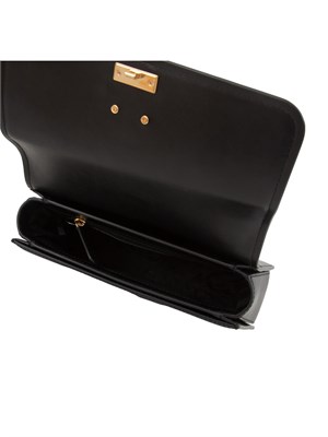 Borsa donna Michael Michael Kors modello Delancey in pelle nera in DONNA