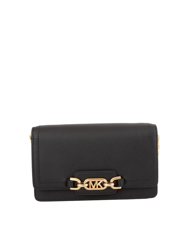 Borsa donna Michael Michael Kors modello Heather extra-small in pelle nera