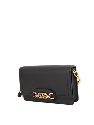 Borsa donna Michael Michael Kors modello Heather extra-small in pelle nera in DONNA