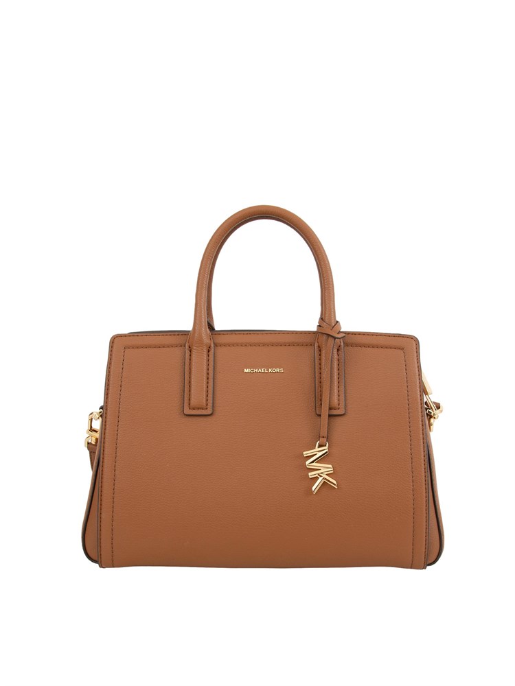 Borsa donna Michael Michael Kors modello Laila in pelle marrone