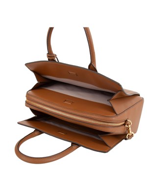 Borsa donna Michael Michael Kors modello Laila in pelle marrone in DONNA