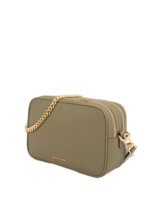 Borsa tracolla Michael Michael Kors modello Bryant in nylon verde in DONNA