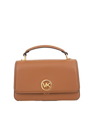 Borsa donna Michael Michael Kors modello Delancey in pelle marrone in DONNA