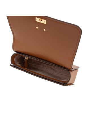 Borsa donna Michael Michael Kors modello Delancey in pelle marrone in DONNA