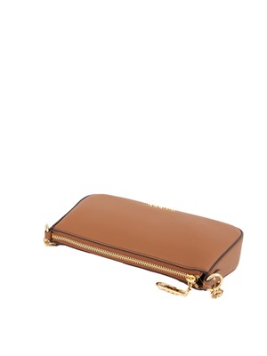 Borsetta Michael Michael Kors in pelle cuoio con catena oro in DONNA
