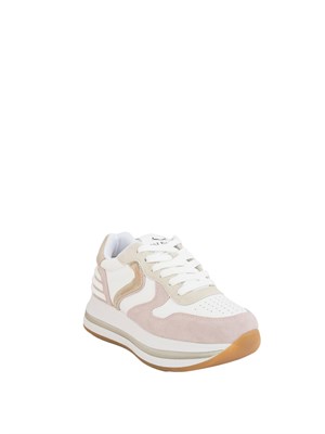 Sneakers rosa Voile Blanche in suede e tessuto tecnico in DONNA