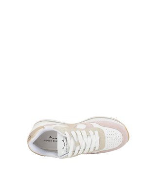 Sneakers rosa Voile Blanche in suede e tessuto tecnico in DONNA