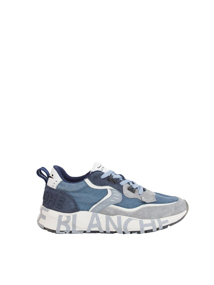 Sneaker blu Voile Blanche in suede e tessuto