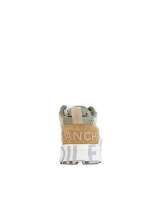 Sneaker beige Voile Blanche in suede e tessuto in UOMO