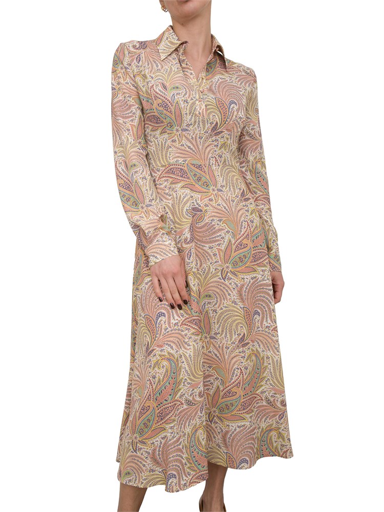 Abito midi Etro con fantasia Paisley all-over