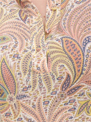 Abito midi Etro con fantasia Paisley all-over in DONNA