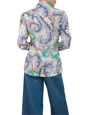 Camicia fantasia Paisley all-over Etro con vestibilità slim in DONNA