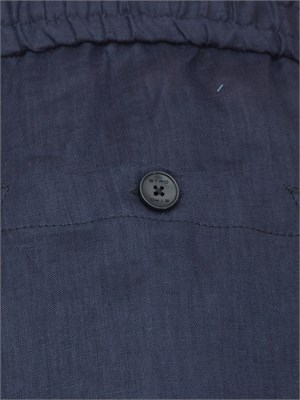 Pantaloni jogging blu Etro uomo in cotone con tasche laterali e posteriori in UOMO