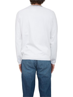 Maglione Boss bianco con logo in UOMO