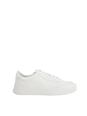 Sneaker bianche in pelle con suola in gomma in UOMO