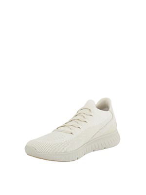 Sneaker beige Hugo Boss con tomaia in tessuto maglia in UOMO