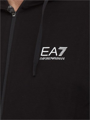 Tuta EA7 Dynamic Athlete in tessuto tecnico Natural VENTUS7 nero in UOMO