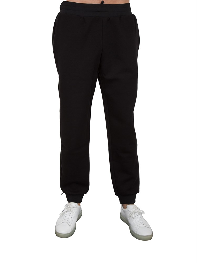 Pantalone tuta EA7 in misto cotone nero