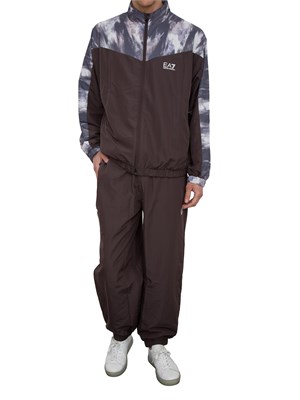 Tuta EA7 stampata Dynamic Athlete in tessuto tecnico VENTUS7 in UOMO