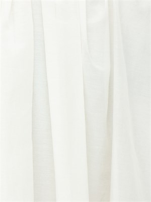 Gonna lunga bianca iBlues in mussola misto cotone e seta in DONNA