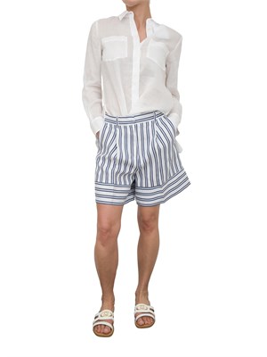 Camicia bianca Marella in ramiè trasparente in DONNA