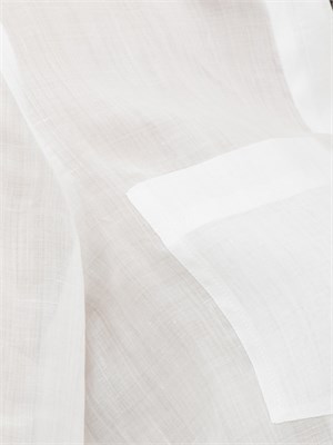 Camicia bianca Marella in ramiè trasparente in DONNA
