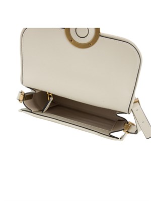 Borsetta squadrata a spalla Pinko Love Bag Box in nappa bianca in DONNA